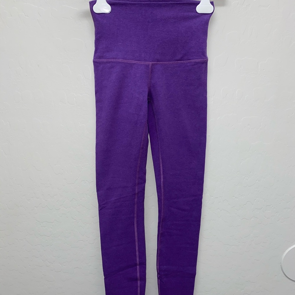 Purple High Rise Wunder Under Lululemon Leggings